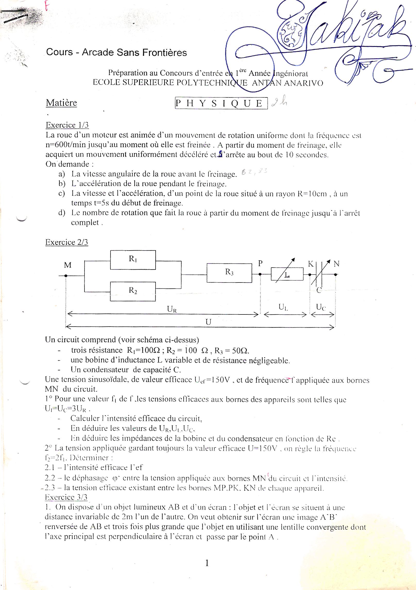 Sujet Polytechnique - SUJET (29)