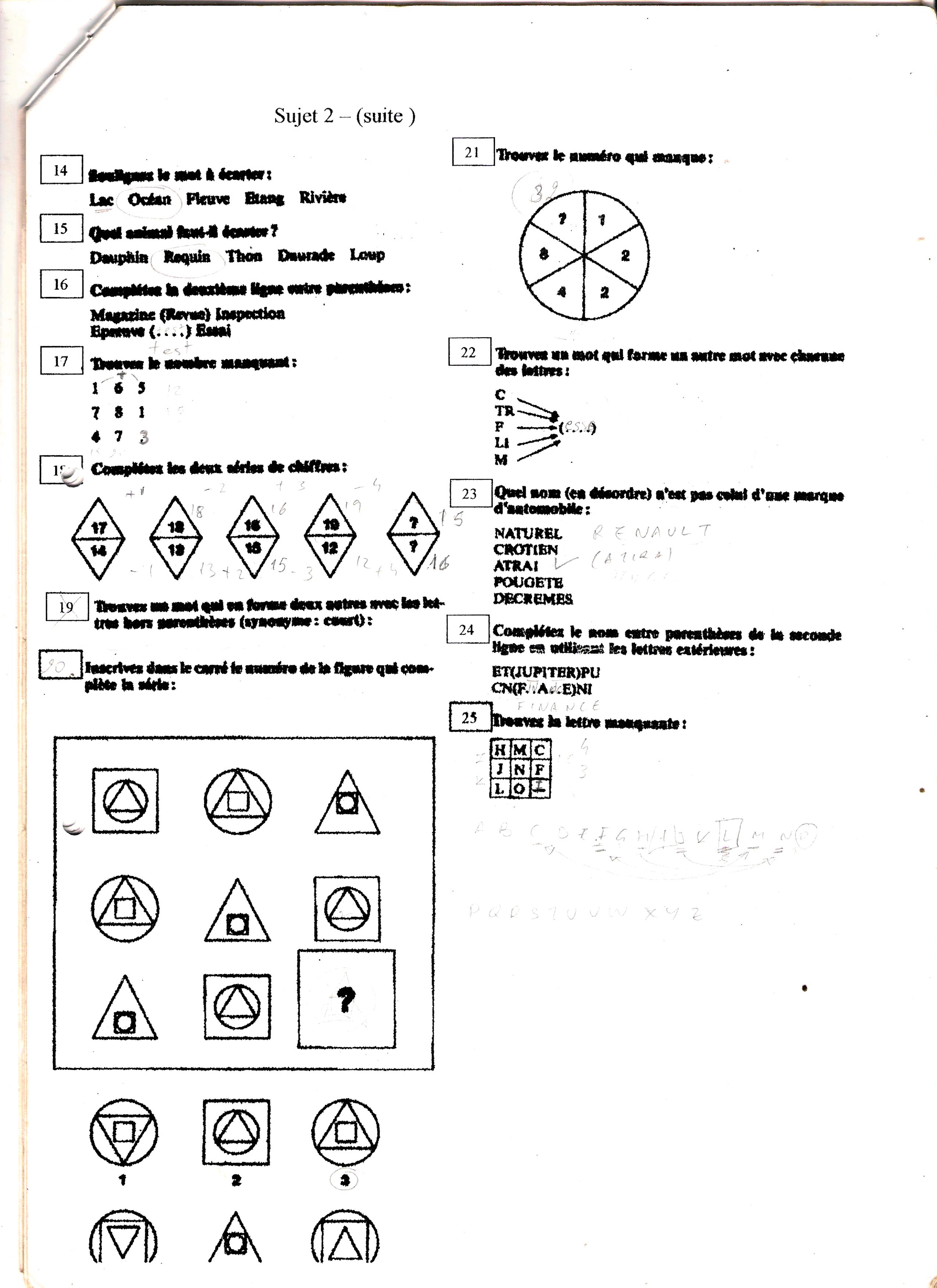 Sujet Polytechnique - SUJET (33)