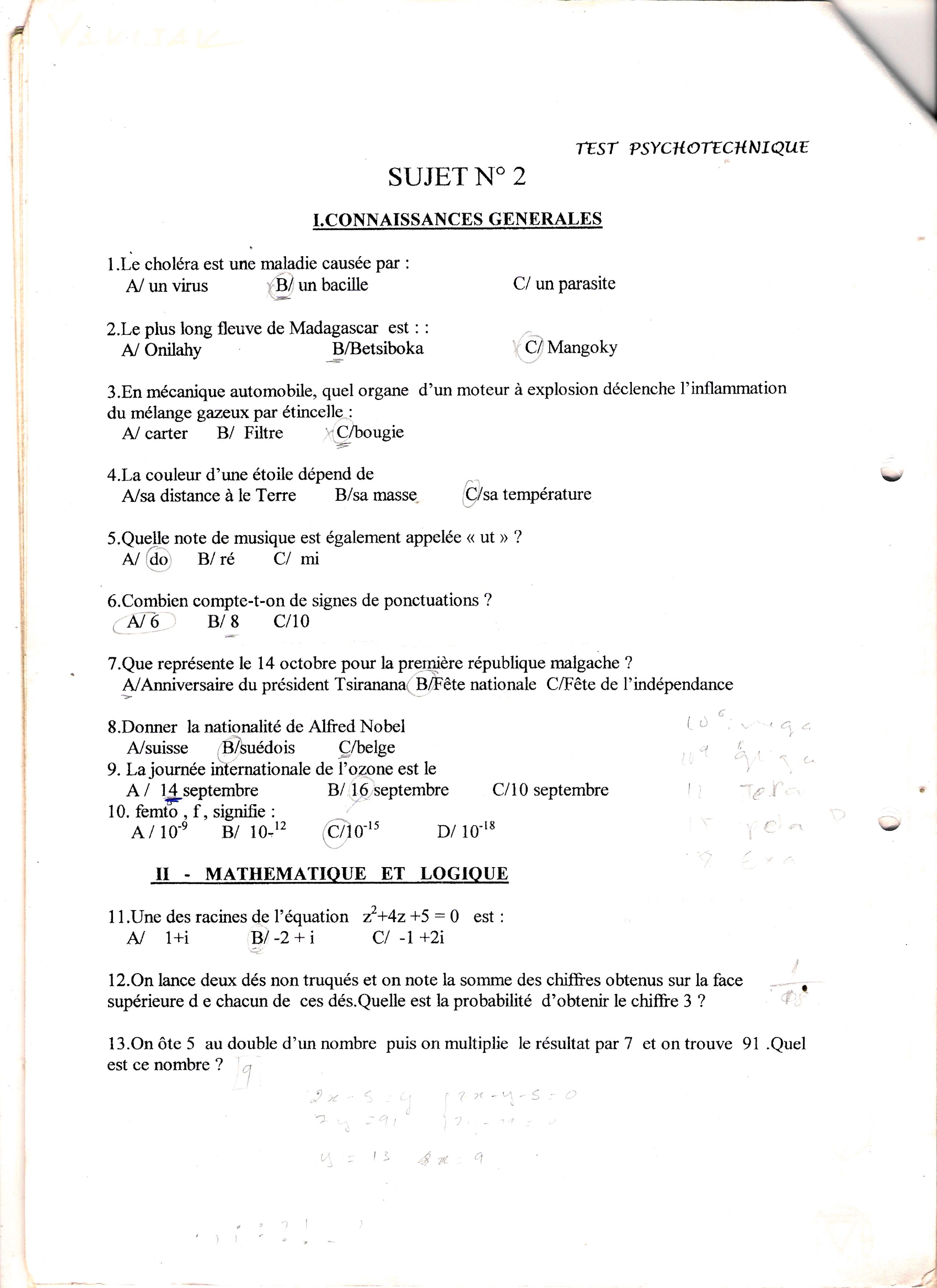 Sujet Polytechnique - SUJET (34)