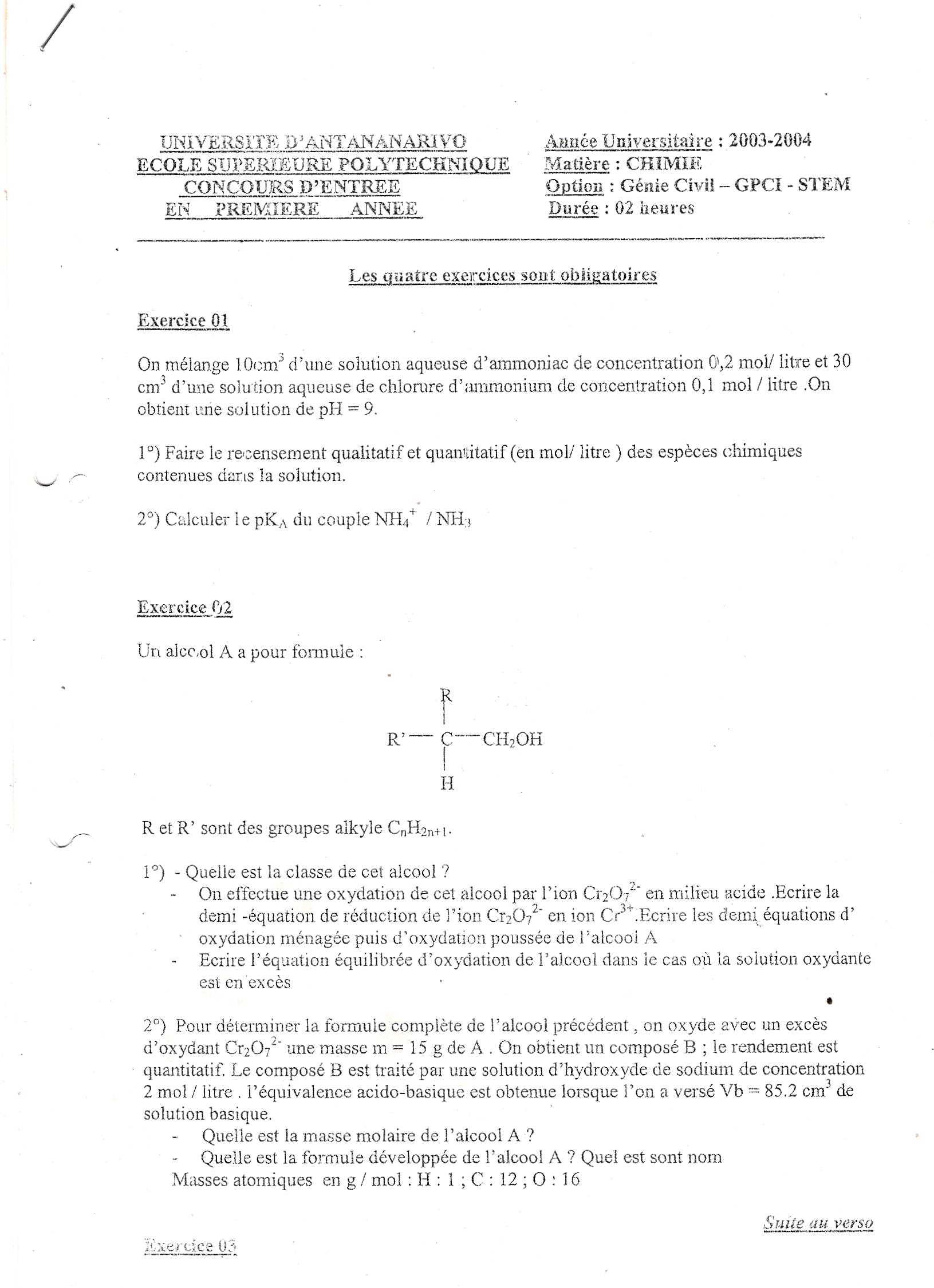 Sujet Polytechnique - SUJET (35)