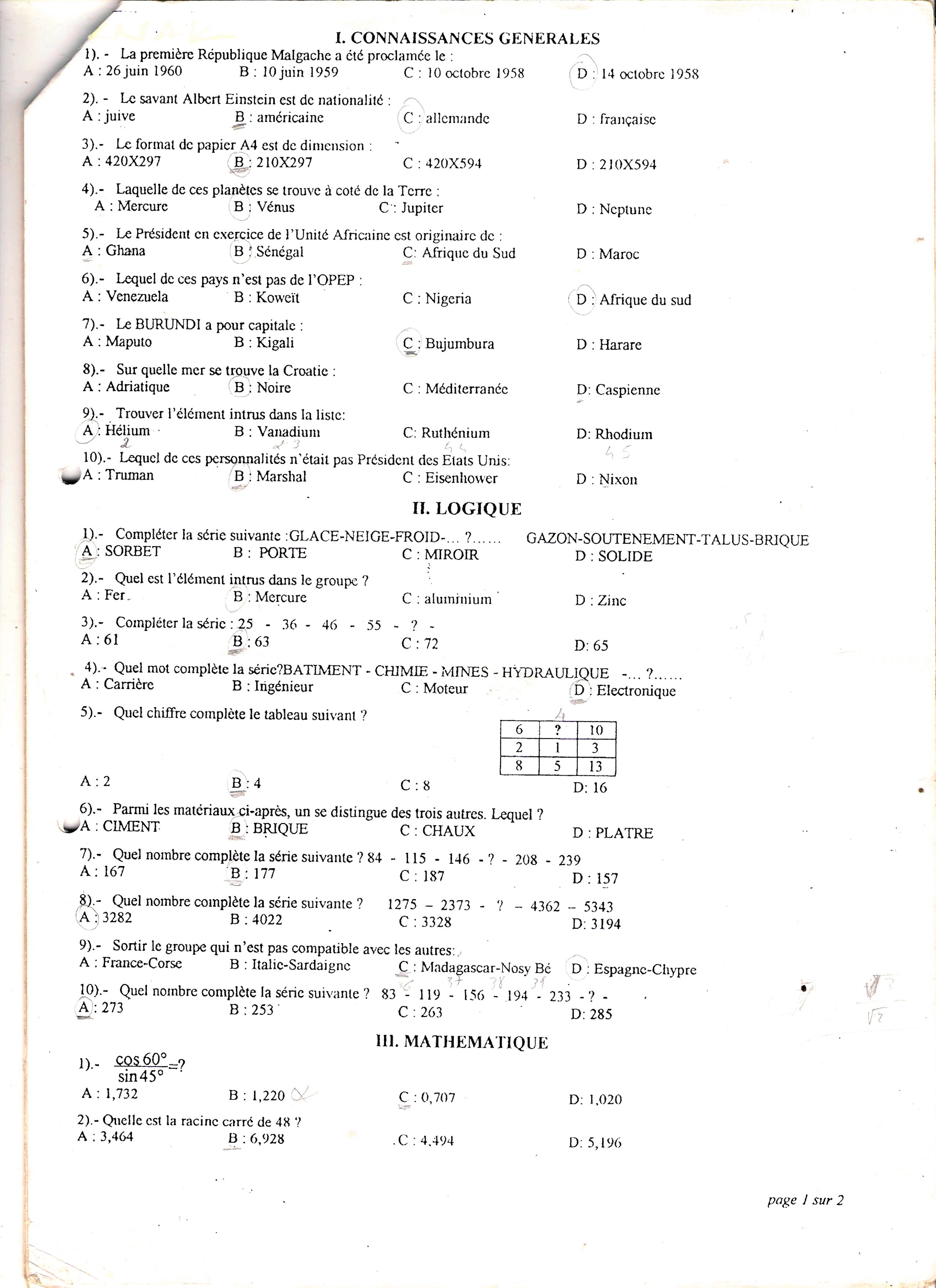 Sujet Polytechnique - SUJET (40)