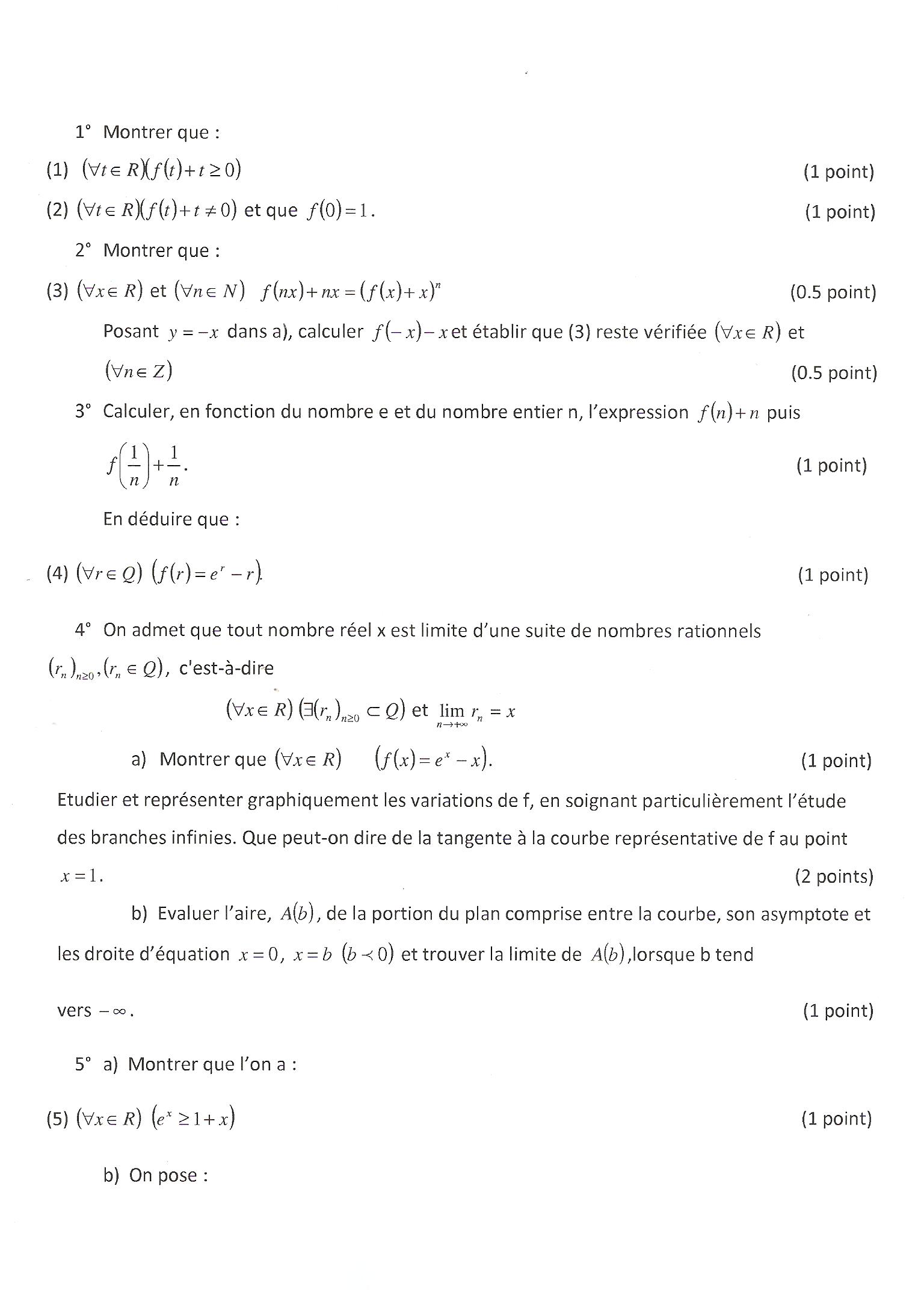 Sujet Polytechnique - Sujets Polytech 014