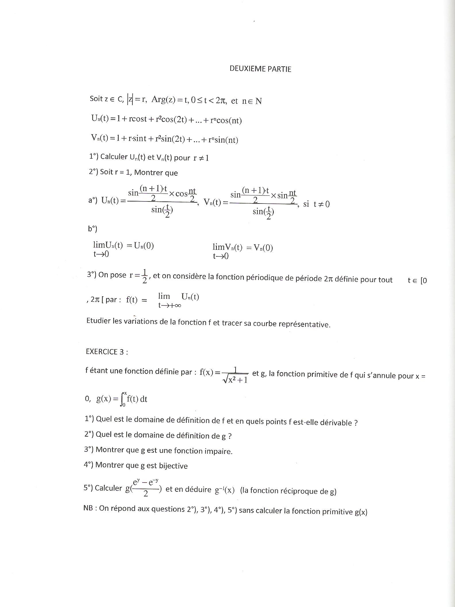 Sujet Polytechnique - Sujets Polytech 025