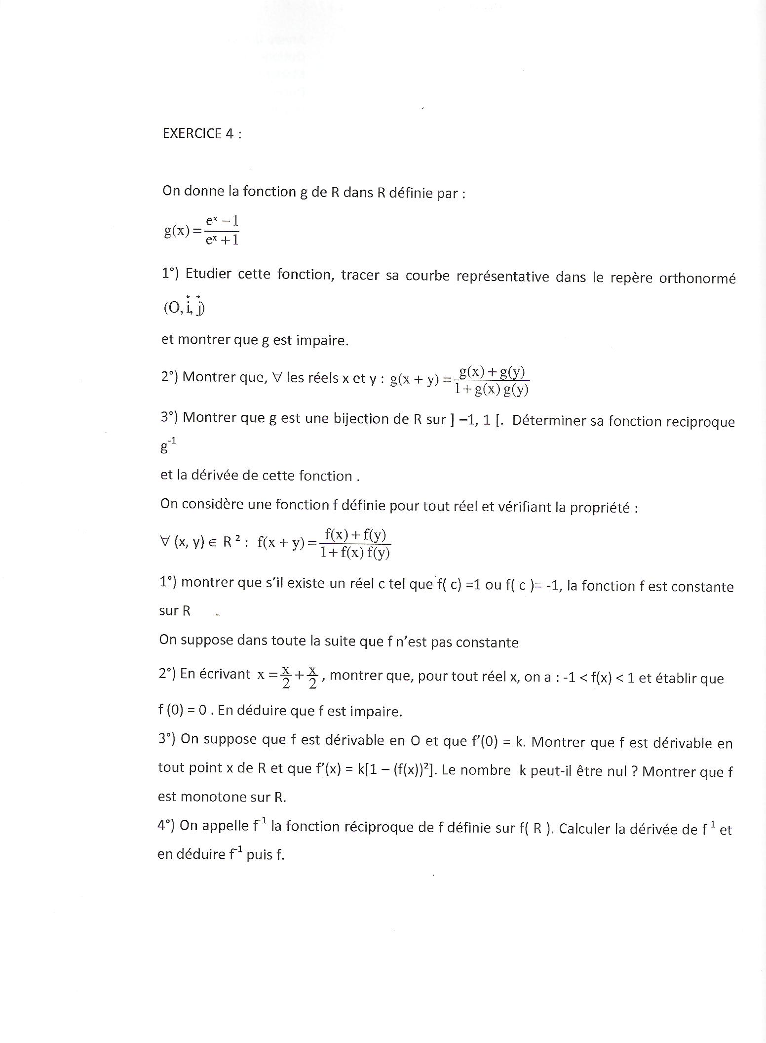 Sujet Polytechnique - Sujets Polytech 029