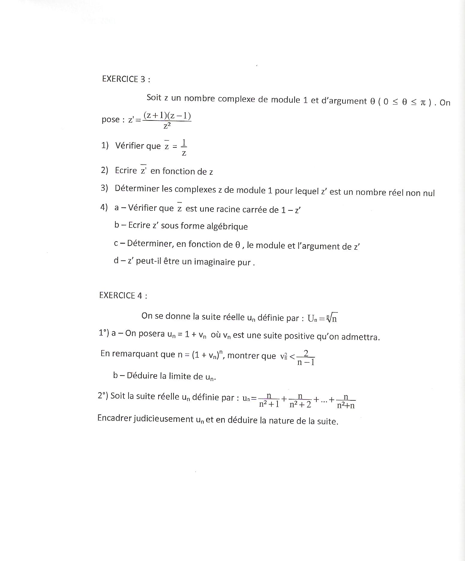 Sujet Polytechnique - Sujets Polytech 031