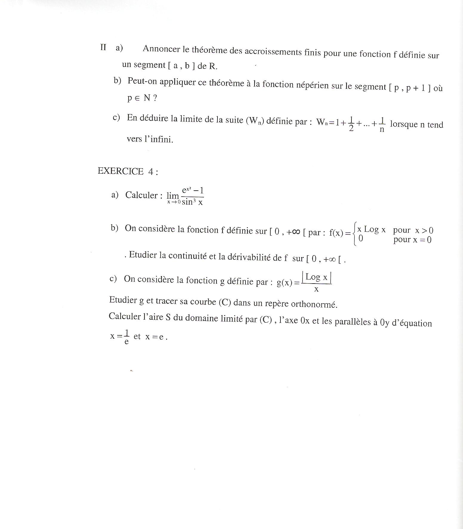 Sujet Polytechnique - Sujets Polytech 033