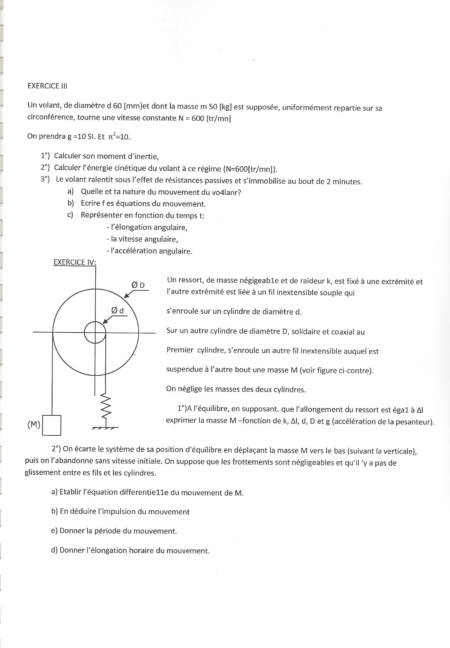 Sujet Polytechnique - Sujets Polytech 046