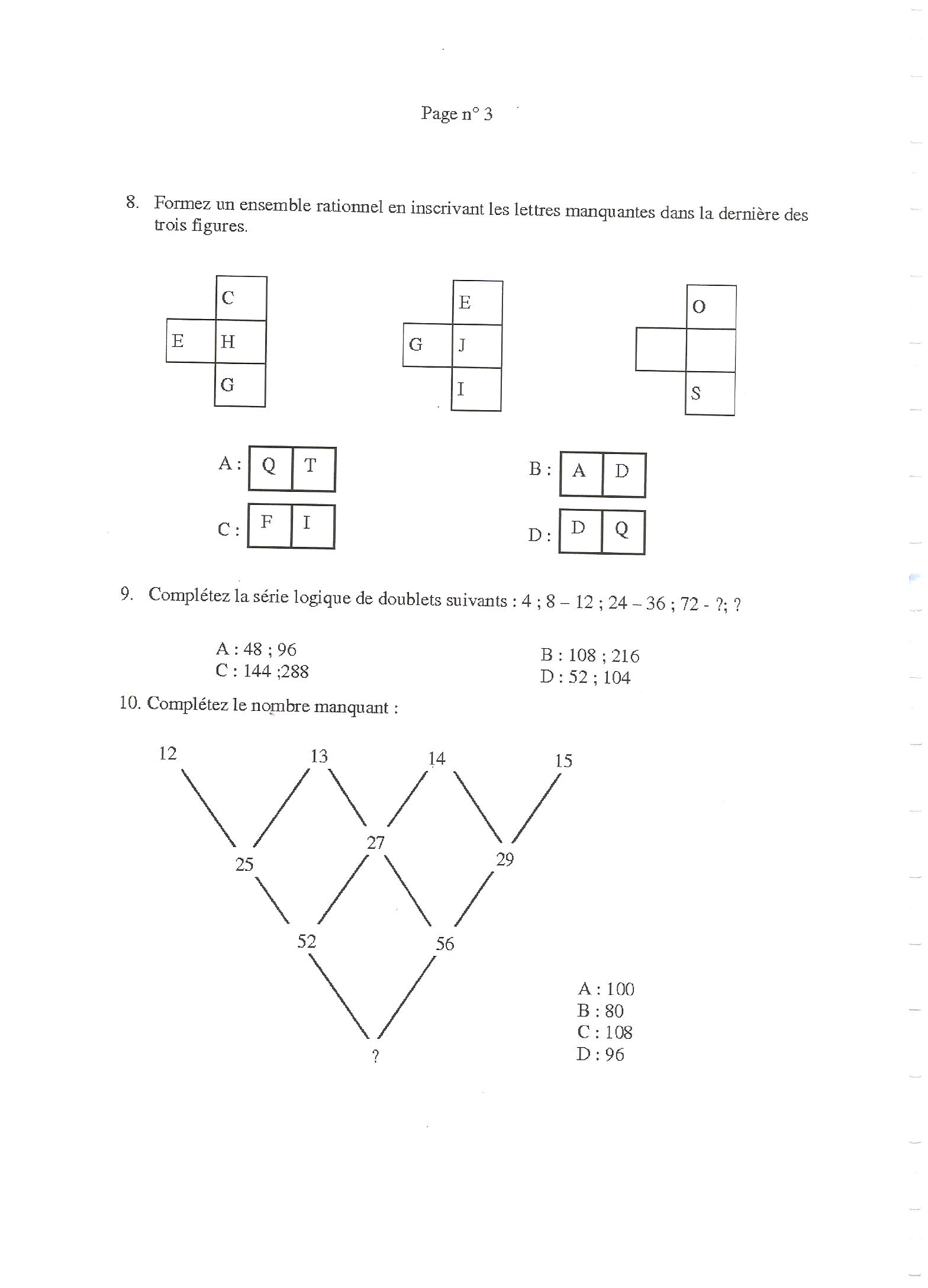 Sujet Polytechnique - Sujets Polytech 097