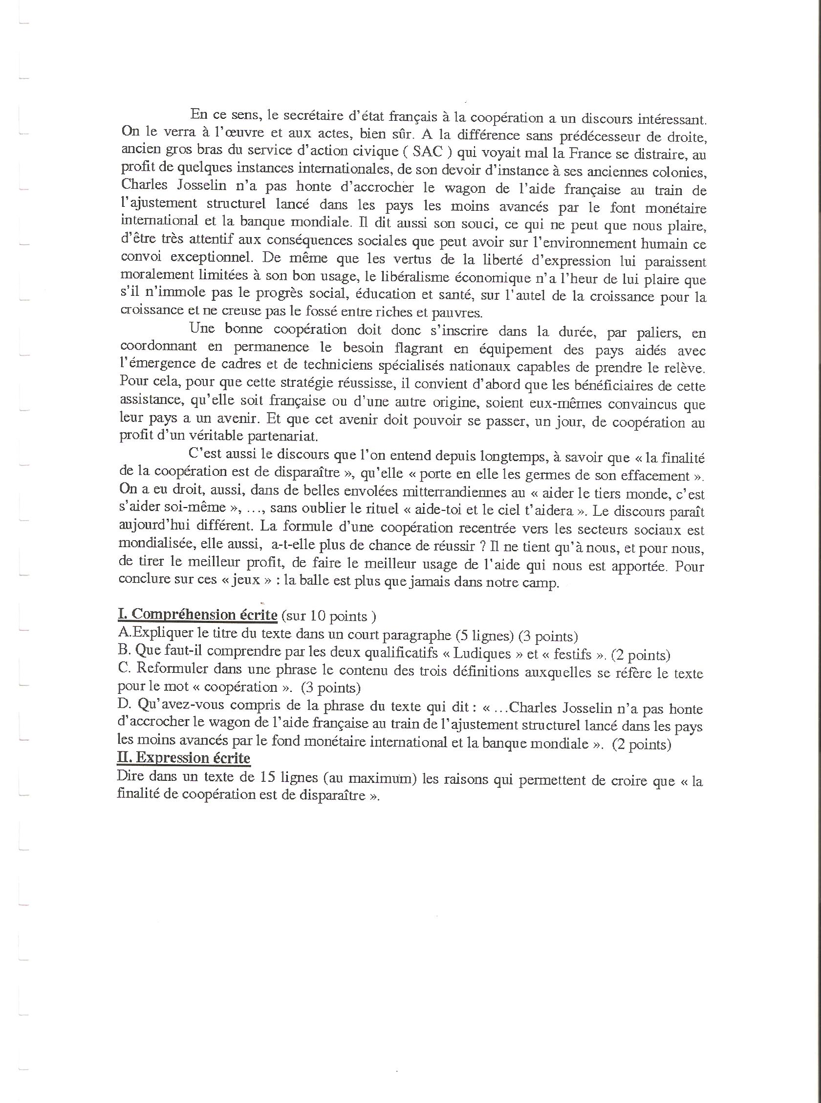 Sujet Polytechnique - Sujets Polytech 111