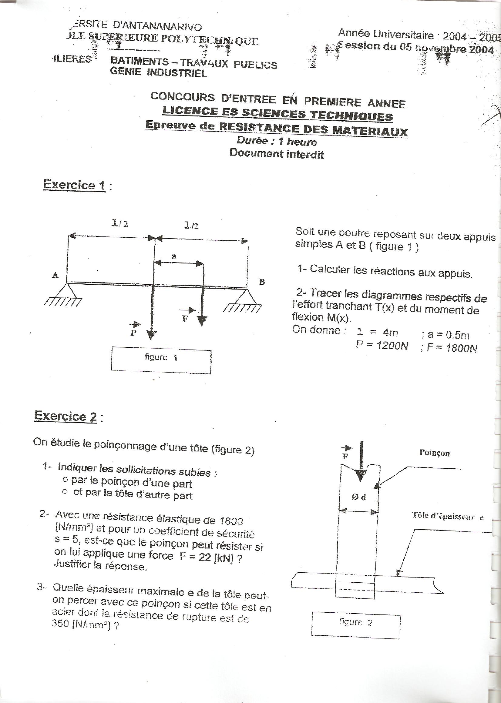 Sujet Polytechnique - Sujets Polytech 126